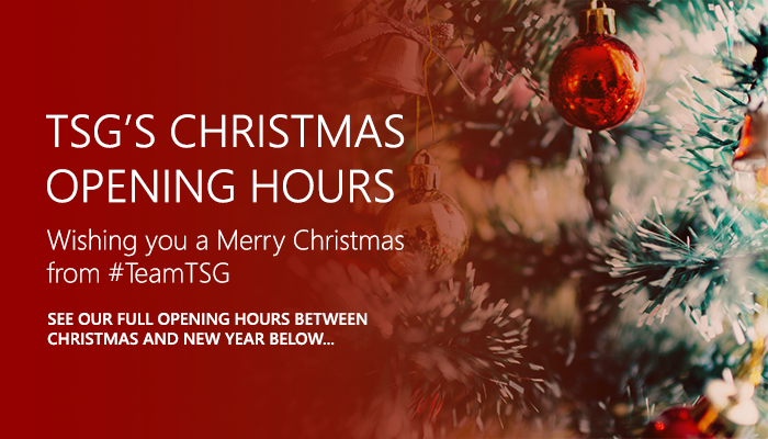 Tsg's Christmas Opening Hours 2020 - Technology Services Group